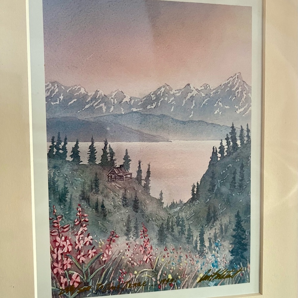 Don Kolstad Framed Mountain Landscape Art Print - Picture 2 of 2